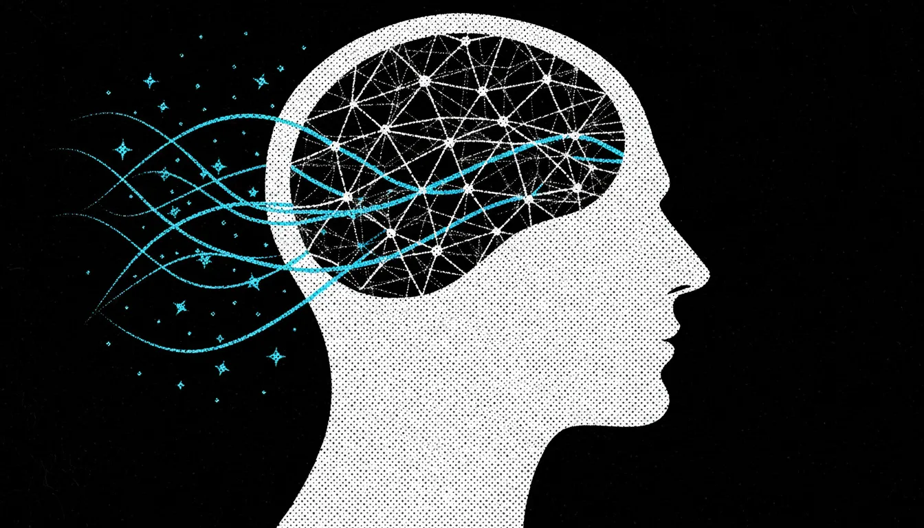 A conceptual image of a brain being rewired, symbolizing how to change your financial mindset with a systematic approach